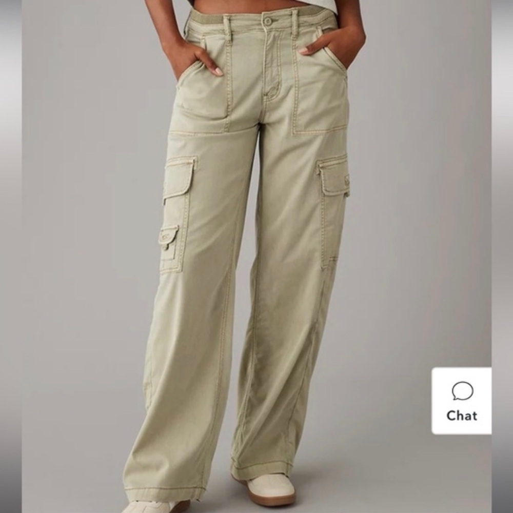 American Eagle Outfitters Tan Straight Leg Jeans